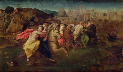 Cloelia et les vierges fuyant le champ de Porsenna, vers 1530-35